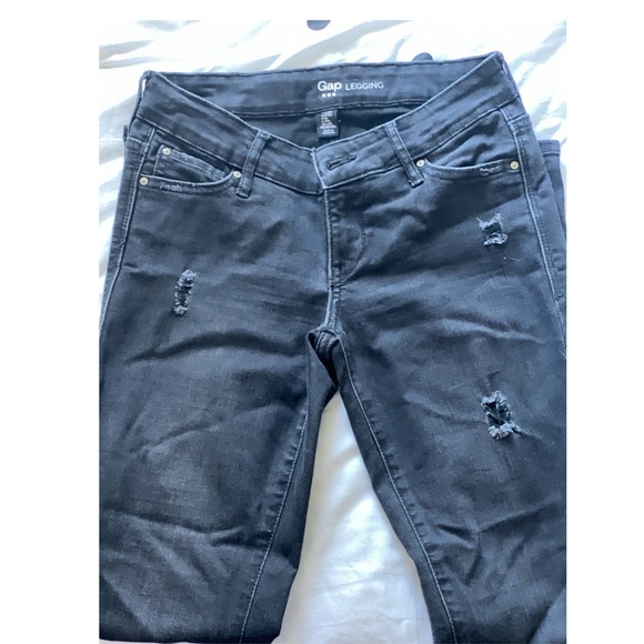 Gap black jegging Jean - Picture 2 of 4